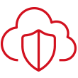 Microsoft 365 security assessment icon shield cloud